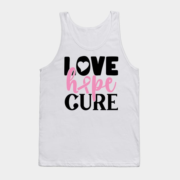 Love Hope Cure Tank Top by Misfit04